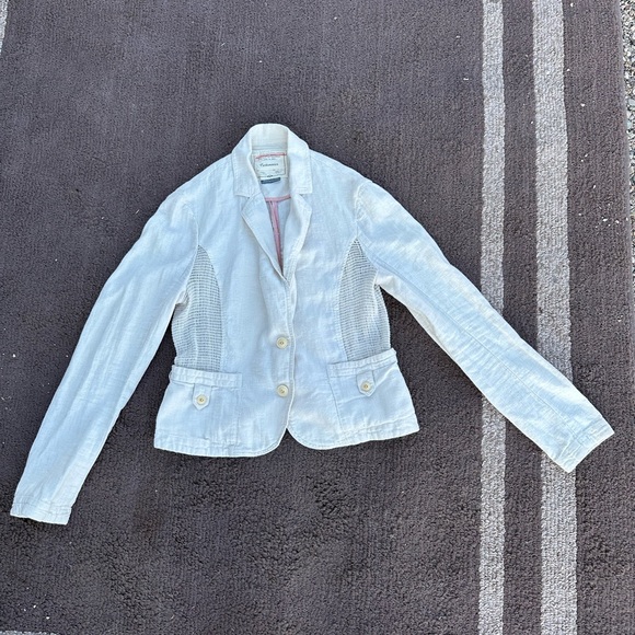 Cartonnier linen blazer, size 10 - Picture 6 of 6